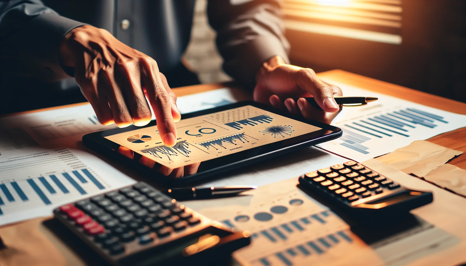 Analyse von Finanzcharts und Investmentstrategien bei der Vermögensberatung