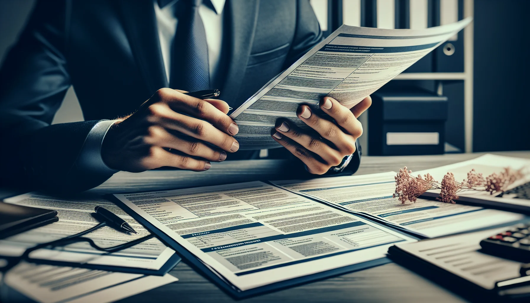 Detailanalyse verschiedener Versicherungspolicen durch Experten