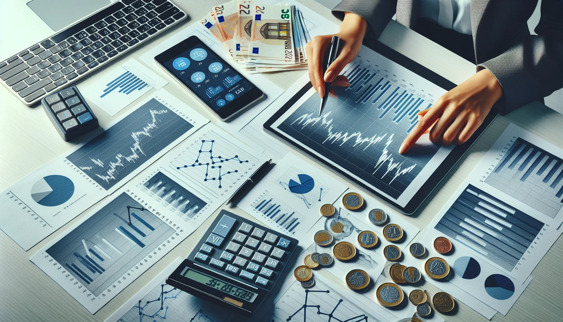 Detailansicht der Finanzanalyse - Charts und Berechnungen für optimale Anlagestrategien