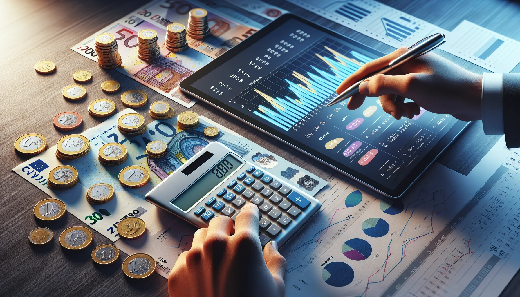 Detailaufnahme Finanzplanung und Geldanlage-Strategien in der Vermögensberatung