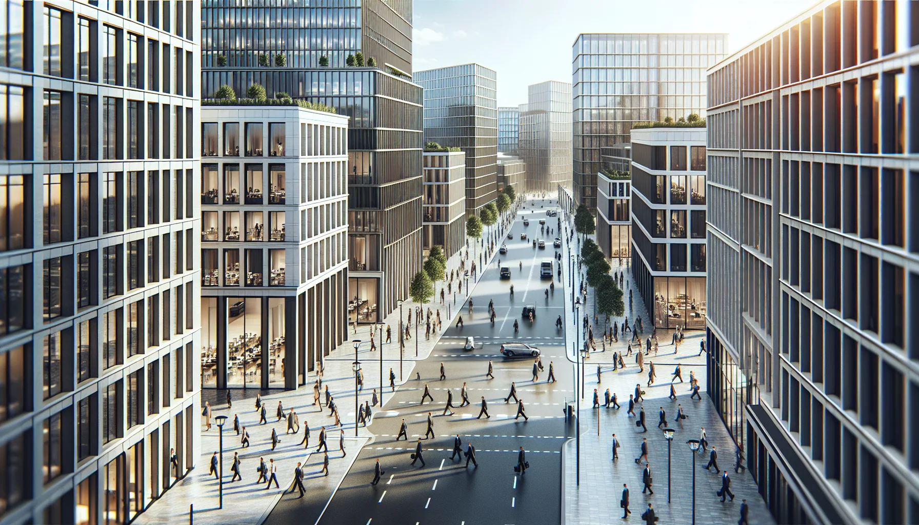 DVAG Karriere Erfolg Karlsruhe - Geschäftsviertel mit erfolgreichen Finanzberatern