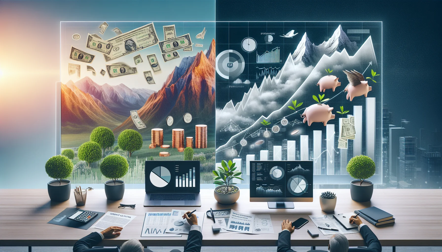 Erfolgreicher Vermögensaufbau durch professionelle Finanzberatung - Vorher-Nachher Vergleich