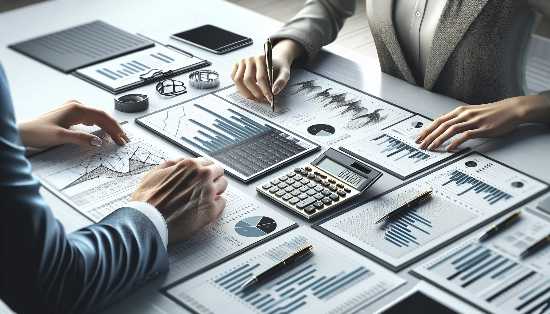 Finanzanalyse und Vermögensplanung - detaillierte Auswertung von Investmentcharts