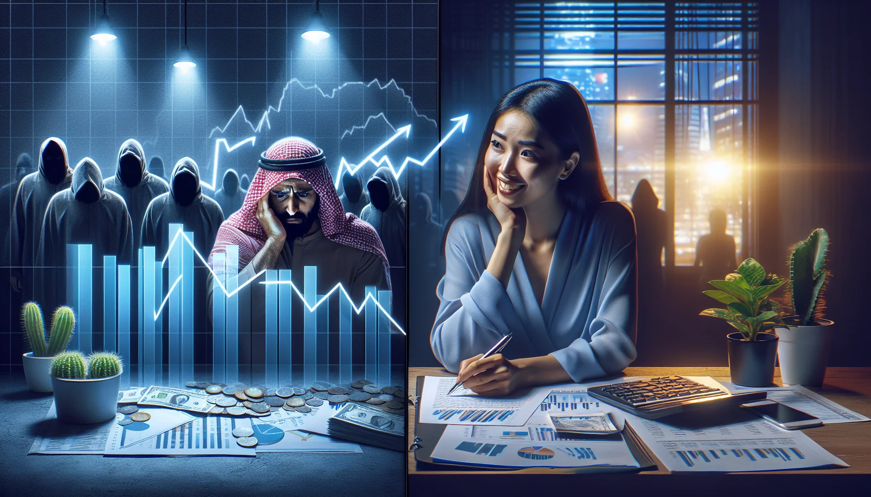 Finanzieller Erfolg durch professionelle Beratung - Vorher-Nachher Vergleich