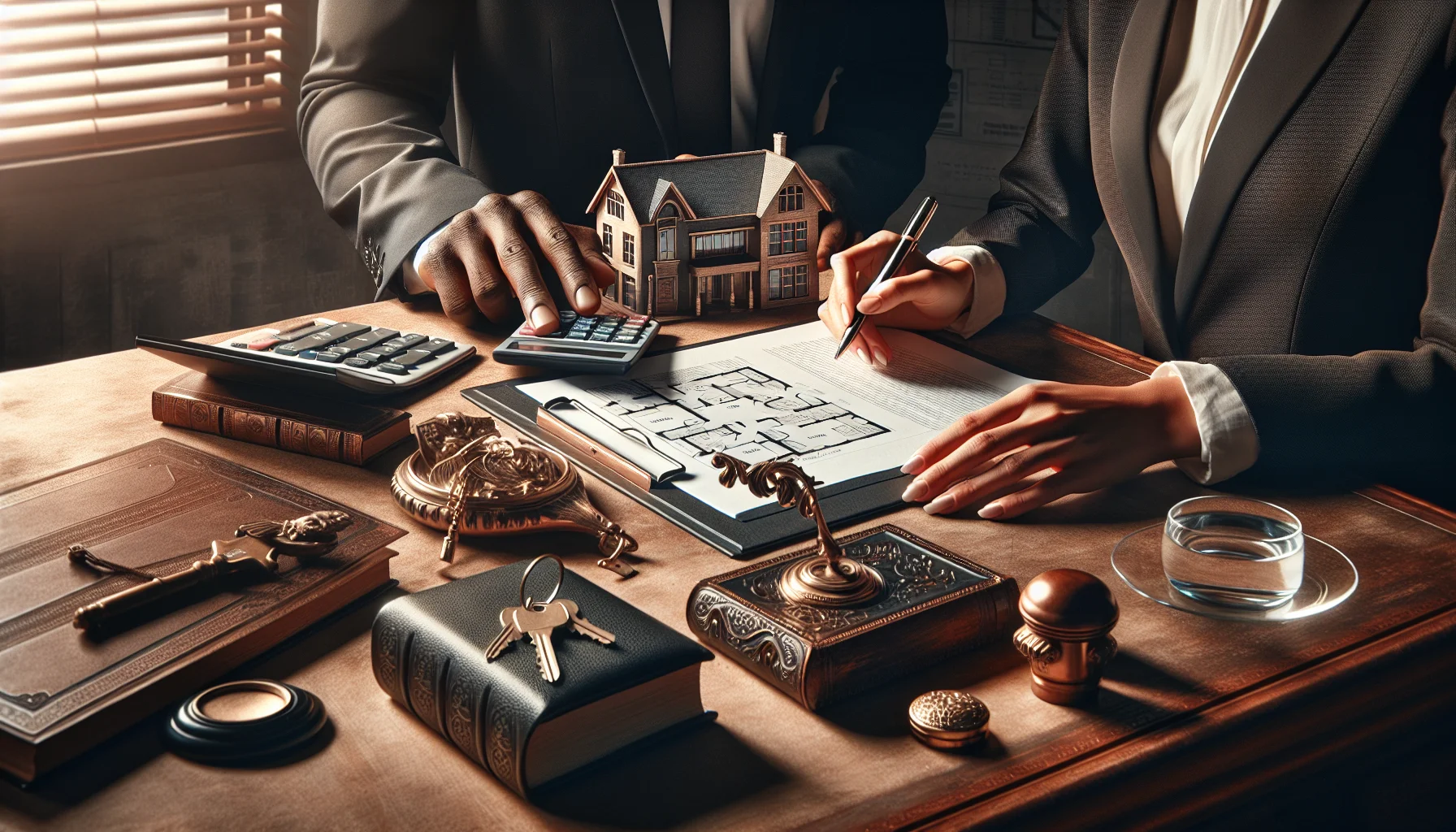 Immobilienfinanzierungsunterlagen und Dokumente für Erstkäufer werden geprüft