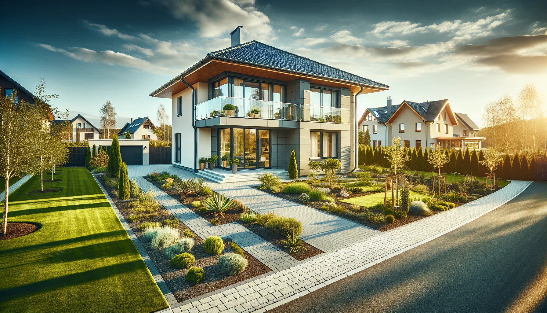 Modernes Einfamilienhaus mit Garten in Karlsruhe