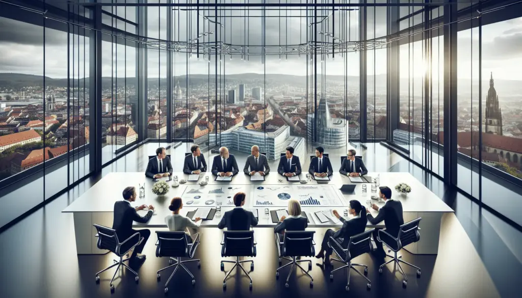 Professionelle Vermögensberatung in Stuttgart - Beratungsgespräch in modernem Büro