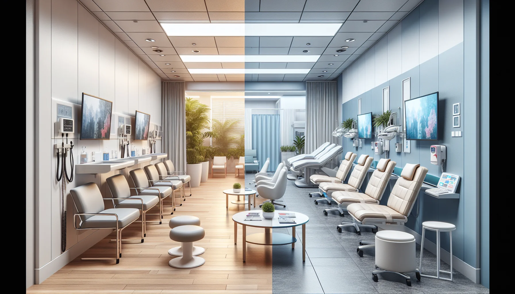 Unterschied zwischen gesetzlicher und privater Krankenversicherung - Wartezimmer Vergleich