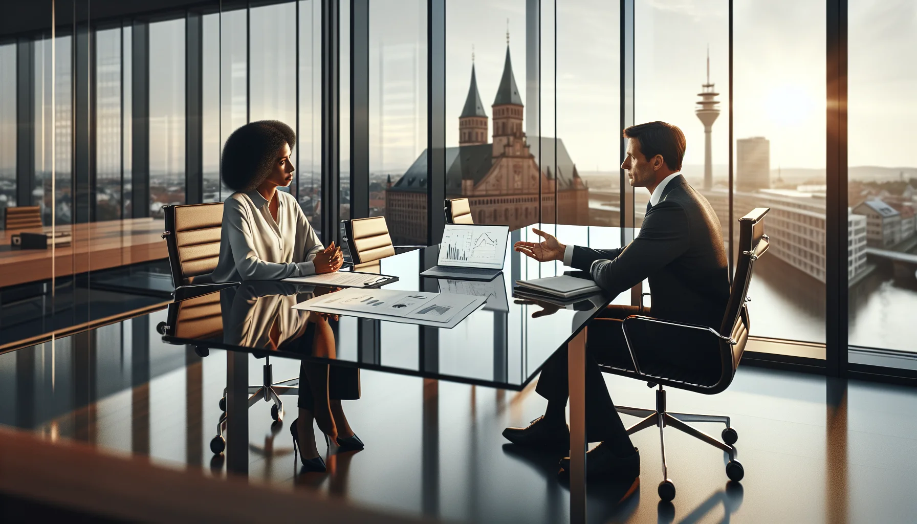 Beratungsgespräch zur Berufsunfähigkeitsversicherung in Karlsruhe