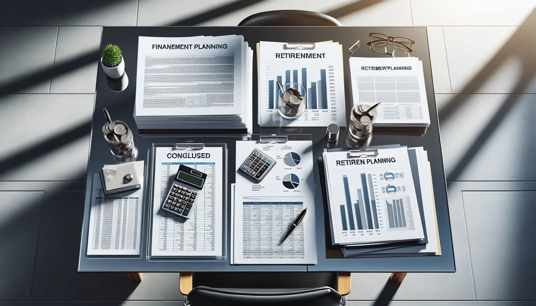 Übersicht über vollständige Altersvorsorge-Planung mit allen Optionen