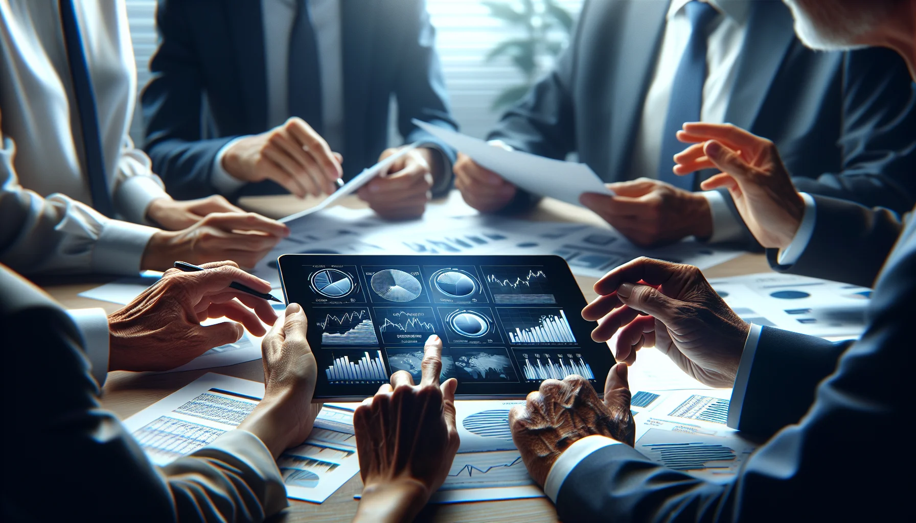 Detailanalyse von Altersvorsorge-Optionen und Finanzgrafiken für optimale Rentenplanung