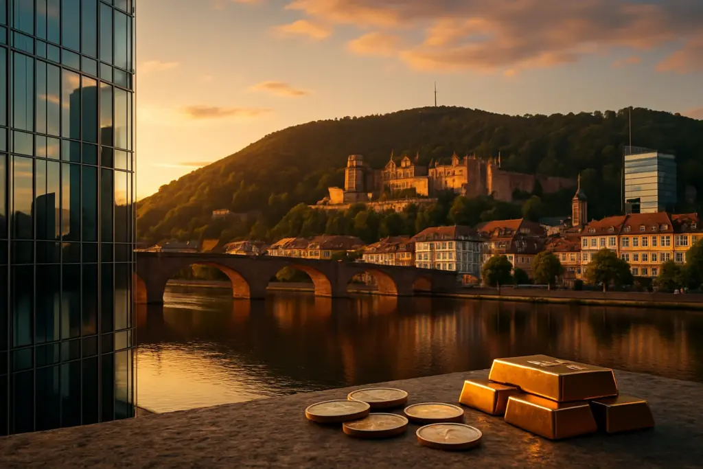 Geldanlage Heidelberg – Blick auf Heidelberger Schloss und Altstadt als Symbol für Finanzplanung in der Region