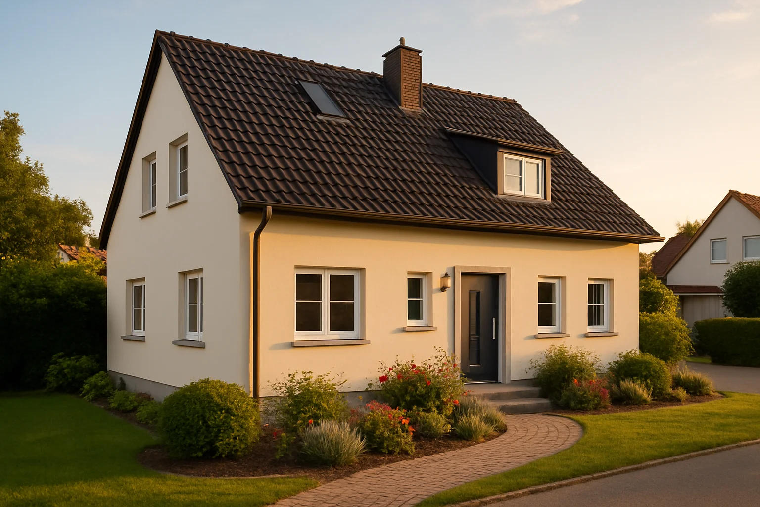 Frisch saniertes Einfamilienhaus nach Modernisierung – Ergebnis Bausparen Offenburg