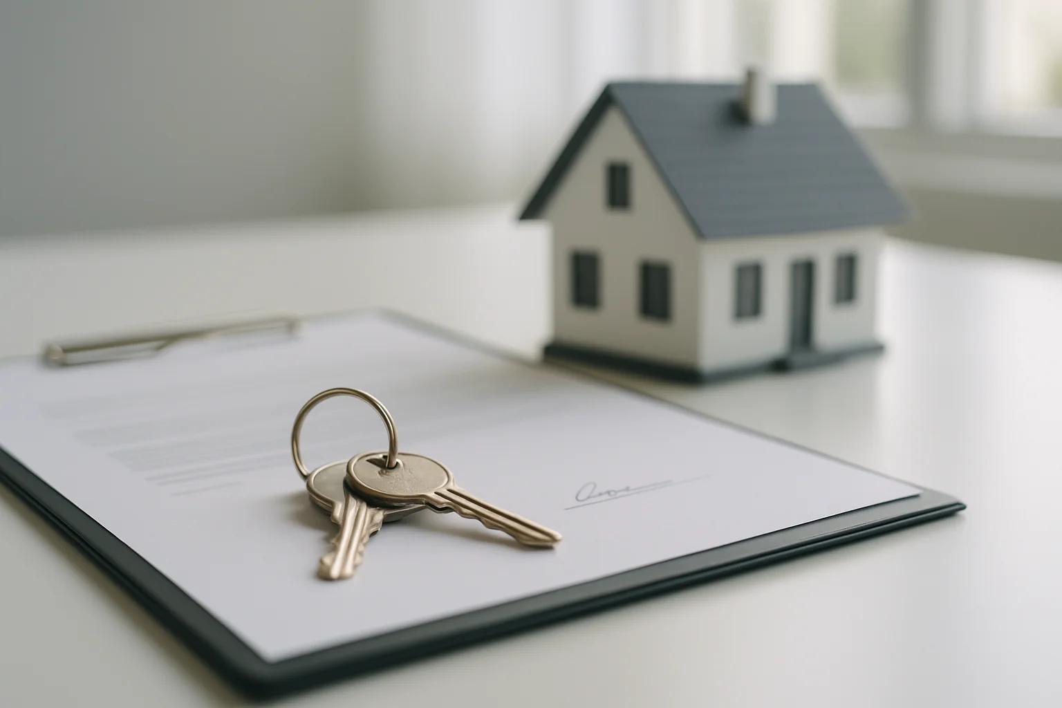 Schlüsselübergabe nach erfolgreicher Immobilienfinanzierung in Ludwigsburg