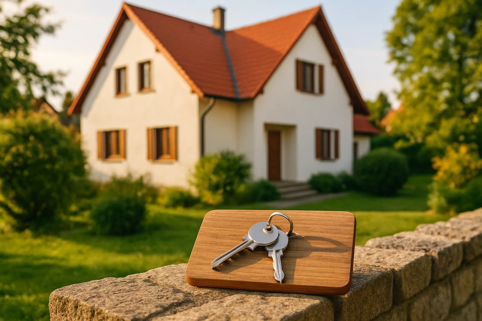Einfamilienhaus in Baden-Württemberg mit Schlüssel – Kaufnebenkosten beim Immobilienkauf