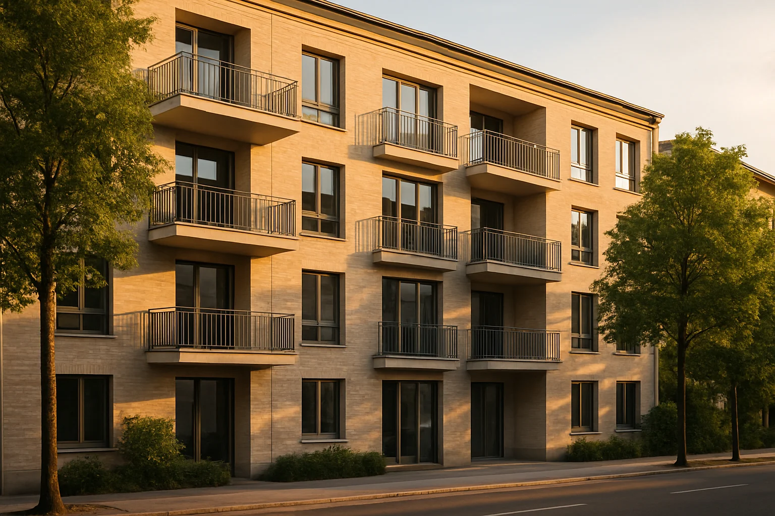 Modernes Wohngebäude in Mannheim als Symbol für Forward Darlehen Anschlussfinanzierung